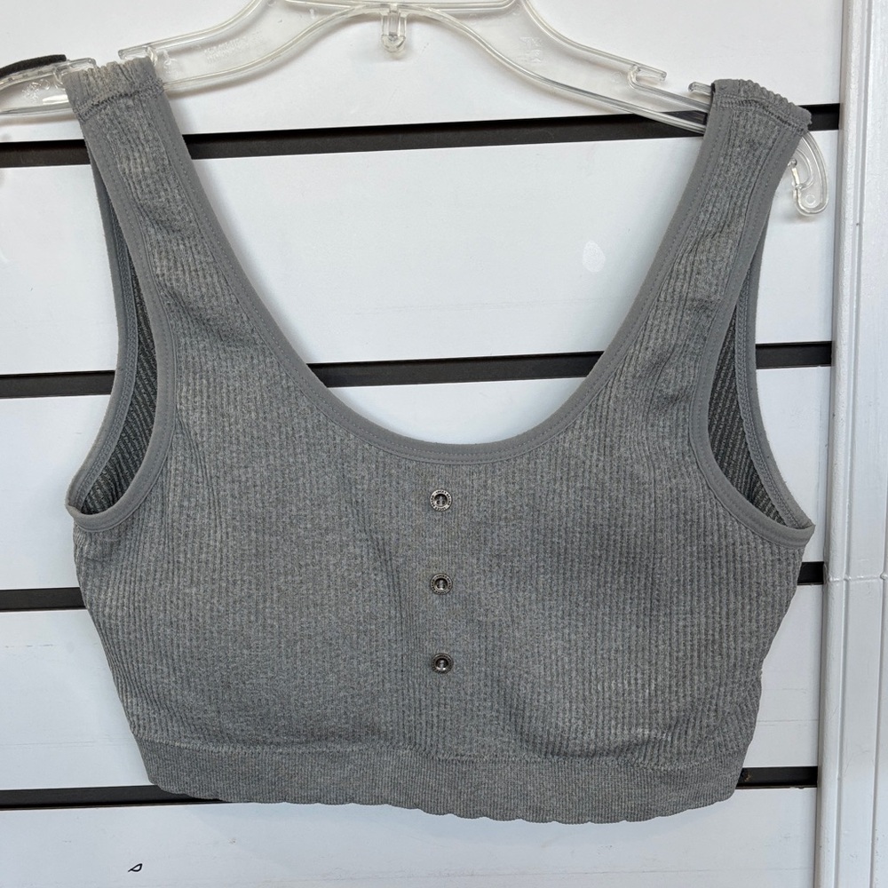 Lucky Brand size 1X Ribbed Cropped Top or Sports Bra